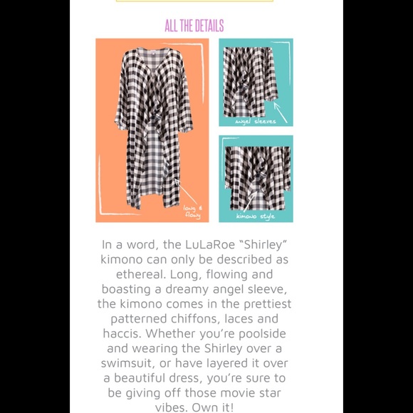 Solid black lace LulaRoe Shirley kimono❤️ - Picture 4 of 5